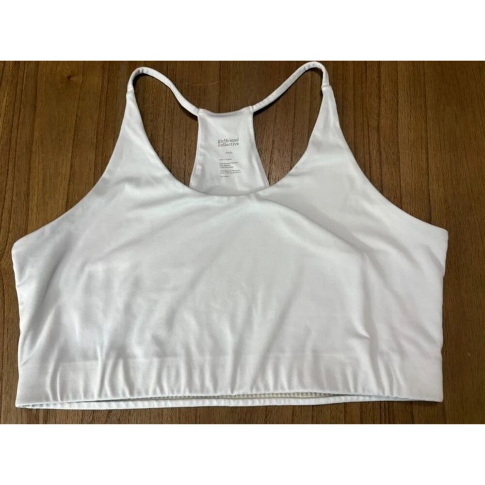 Girlfriend collective xxxl white bra